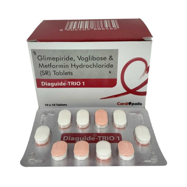 Diaguide®-TRIO 1 Tablets opened